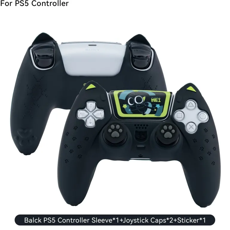 Pink Neko PS5 & Switch Controller Covers