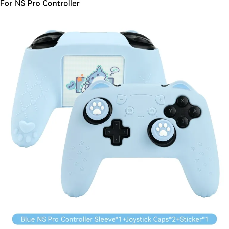 Pink Neko PS5 & Switch Controller Covers