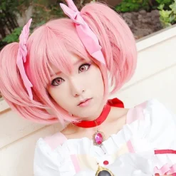 Pink Pigtail Wig