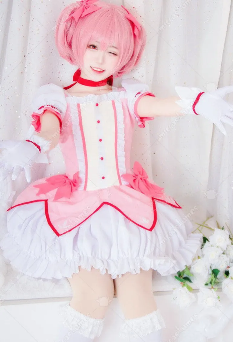 Pink Pigtail Wig