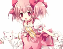 Pink Pigtail Wig