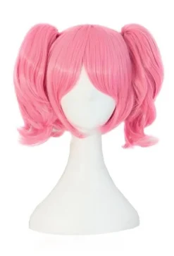 Pink Pigtail Wig
