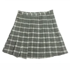 Pink Plaid School Girl Skirt