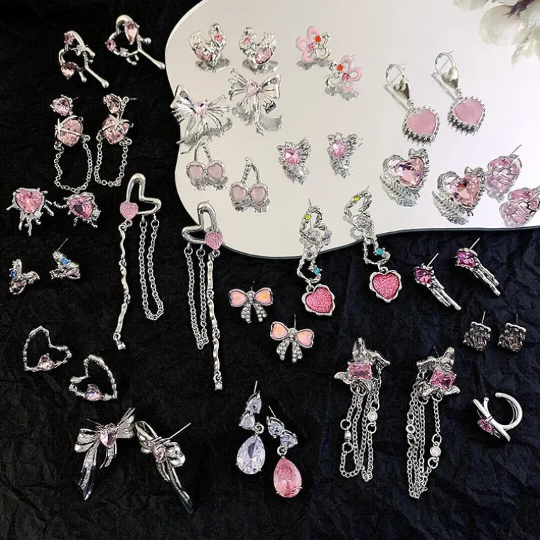 Pink Princess Dangle Earrings