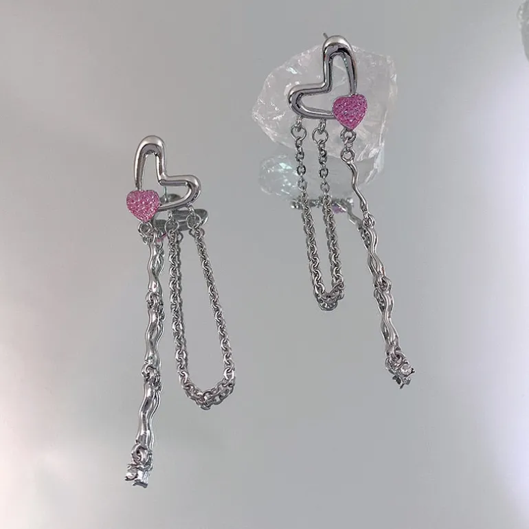 Pink Princess Dangle Earrings