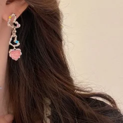 Pink Princess Dangle Earrings