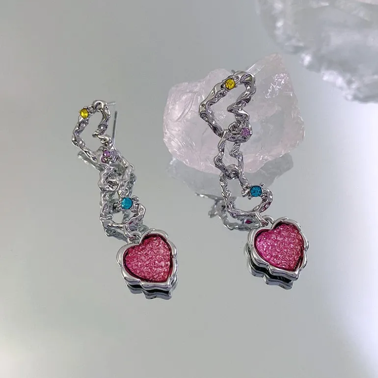 Pink Princess Dangle Earrings