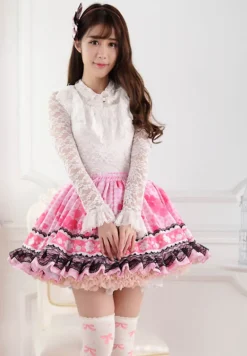 Pink Ruffled Princess Skirt