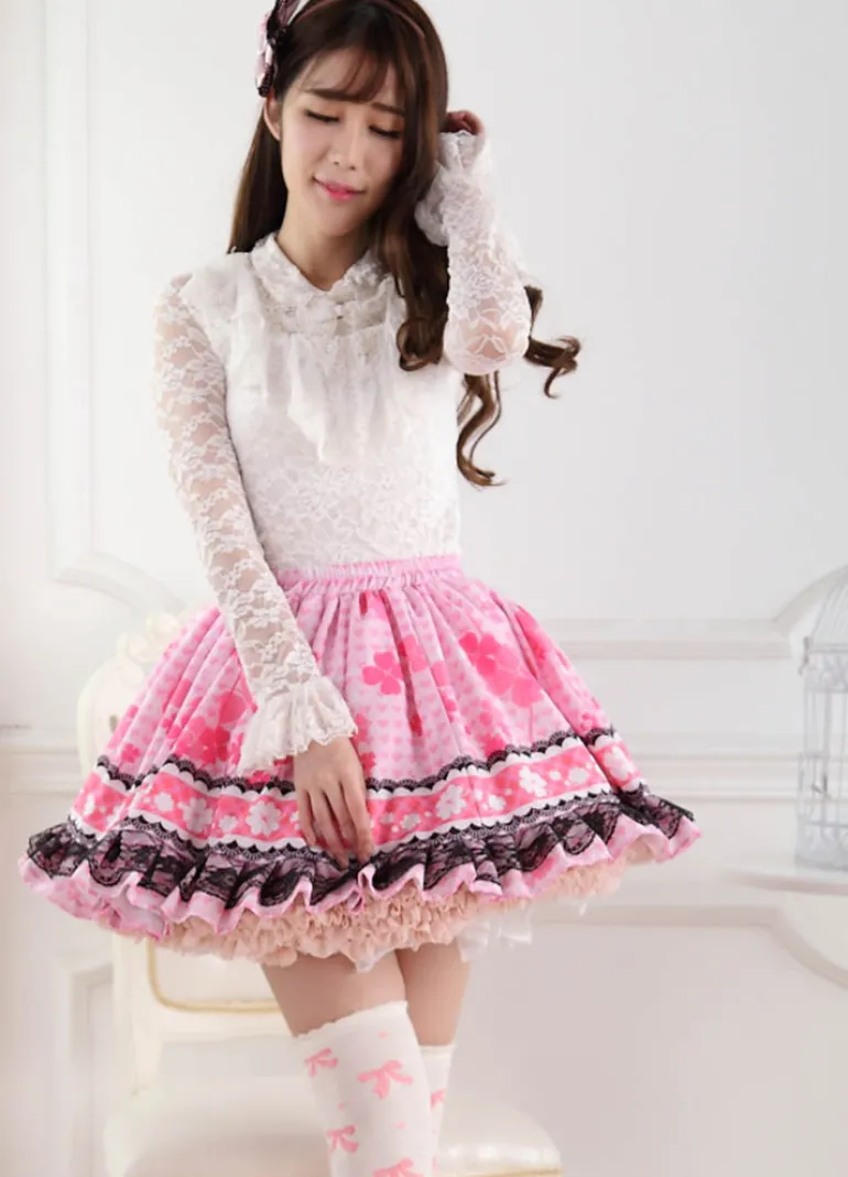Pink Ruffled Princess Skirt