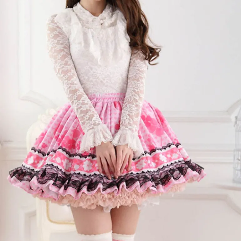 Pink Ruffled Princess Skirt