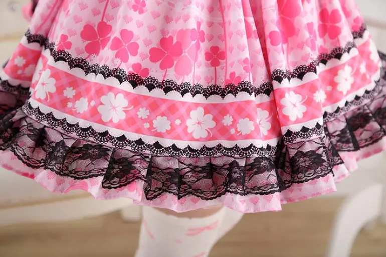Pink Ruffled Princess Skirt
