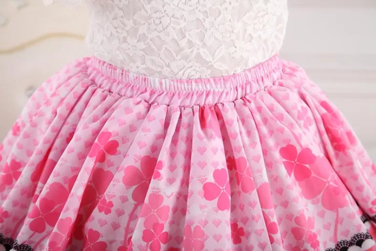 Pink Ruffled Princess Skirt