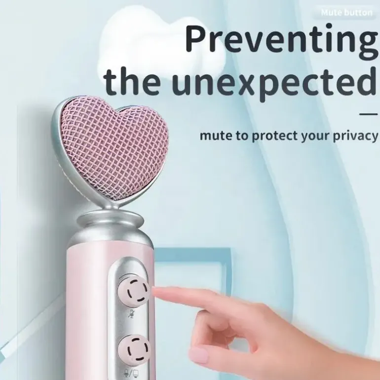 Pink Valentine Streaming Microphone