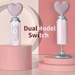 Pink Valentine Streaming Microphone