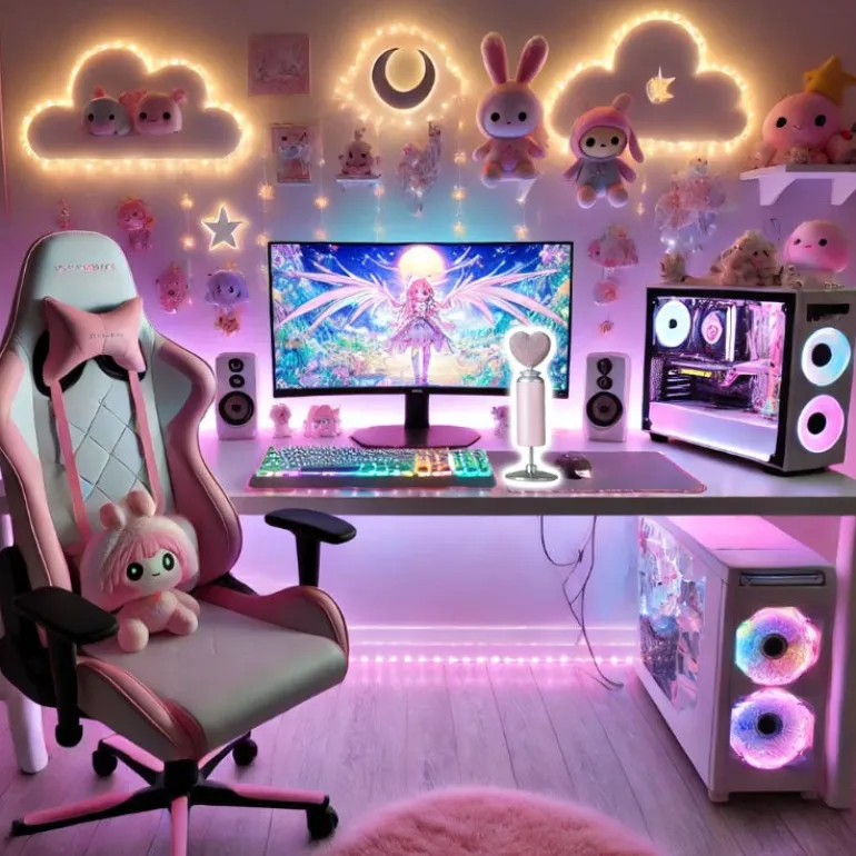 Pink Valentine Streaming Microphone