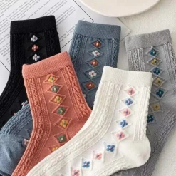 Pink Vintage Floral Sock Set