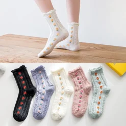 Pink Vintage Floral Sock Set