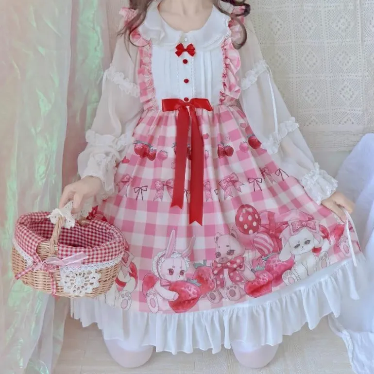 Plaid Baby Bun Dress