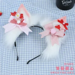 Plaid Fox Ears