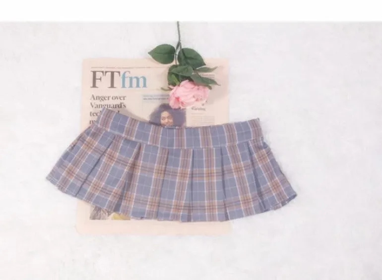 Plaid Micro Skirt