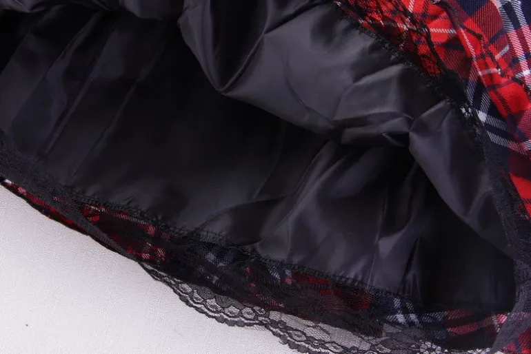 Plaid School Girl Skirt