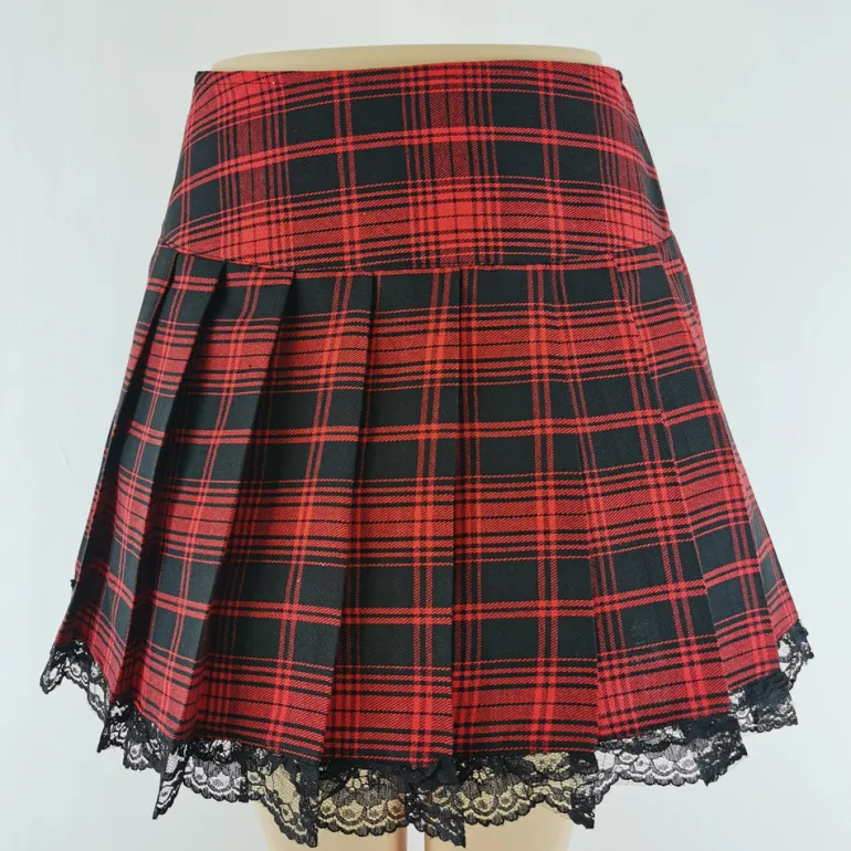 Plaid School Girl Skirt