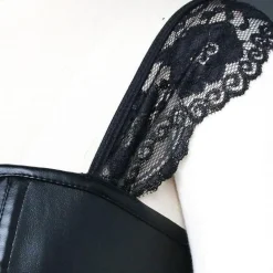Pleather & Lace Corset Dress (Up to 6XL)