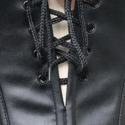 Pleather & Lace Corset Dress (Up to 6XL)