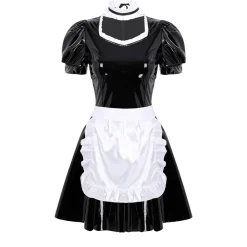 Pleather Maid Dress