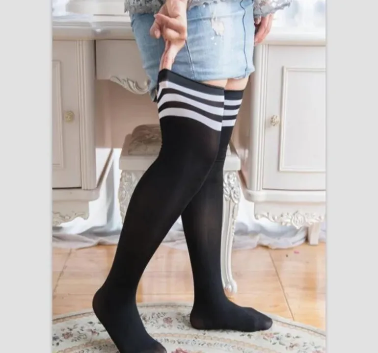 Plus Size School Girl Stockings