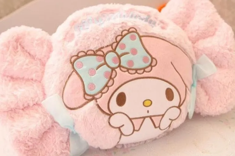 Plush Bunny Throw Pillow