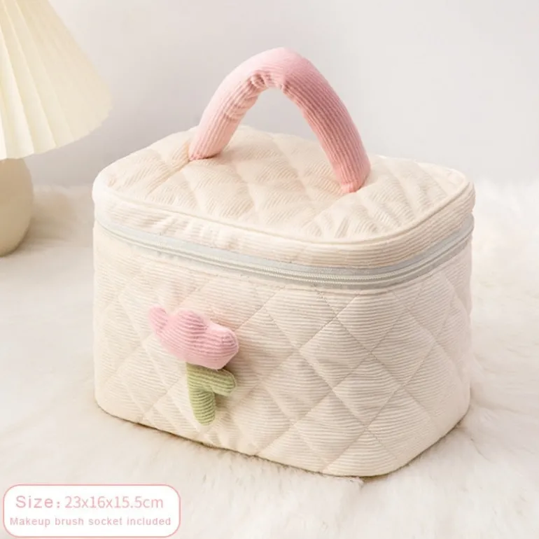Plush Tulip Make-Up Case