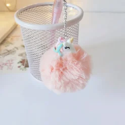 Plush Unicorn Pompom Pens