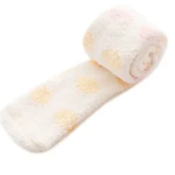 Polkadot Fuzzy Thigh Highs