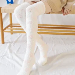Polkadot Fuzzy Thigh Highs