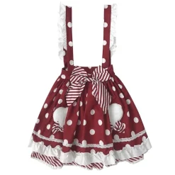 Polkadot Princess Suspender Skirt