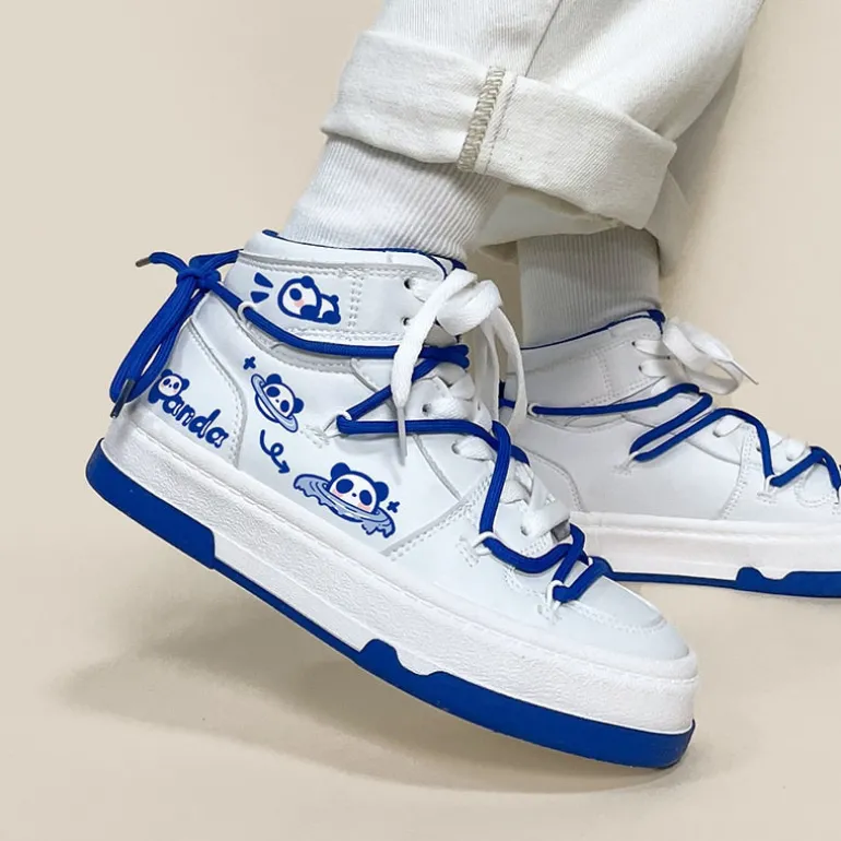 Poolside Panda Casual Sneakers