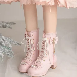 Pretty Pearl Princess Booties