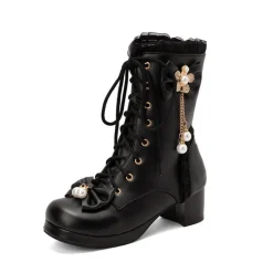 Pretty Pearl Princess Booties