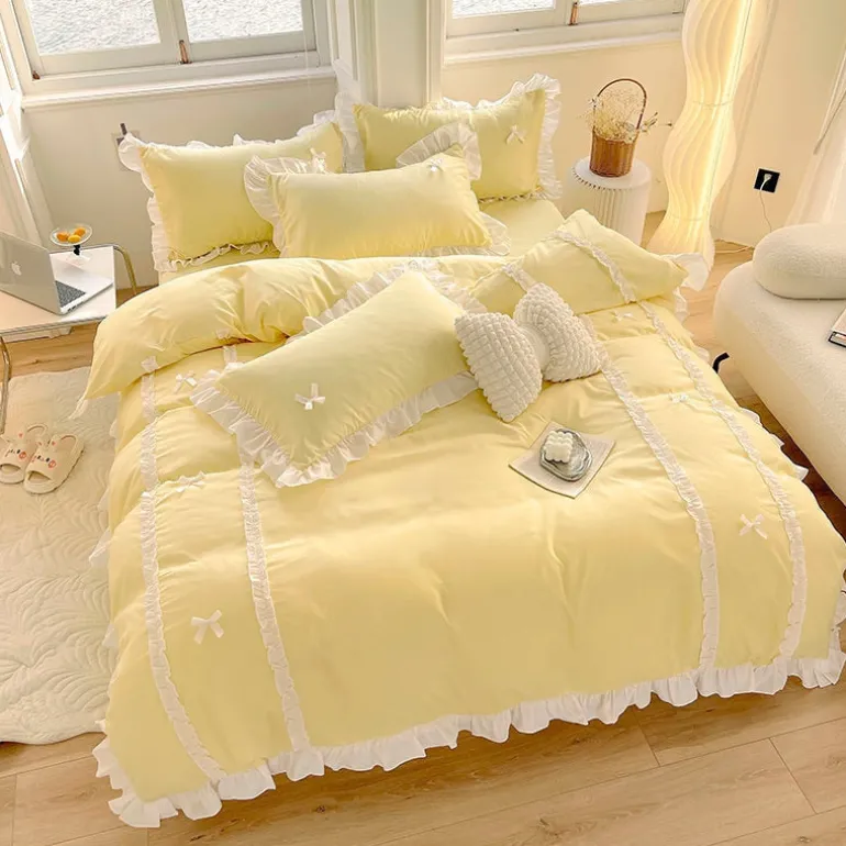 Pretty Princess Ruffled Bedding Set