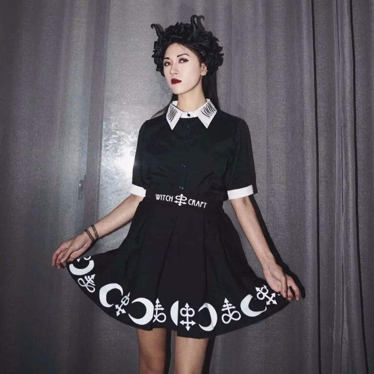 Pretty Witch Skirt & Blouse