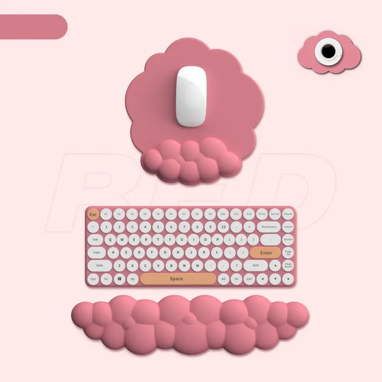 Puffy Cloud Pastel Wrist Rest