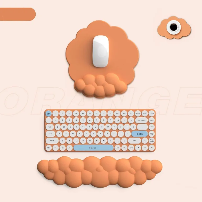 Puffy Cloud Pastel Wrist Rest