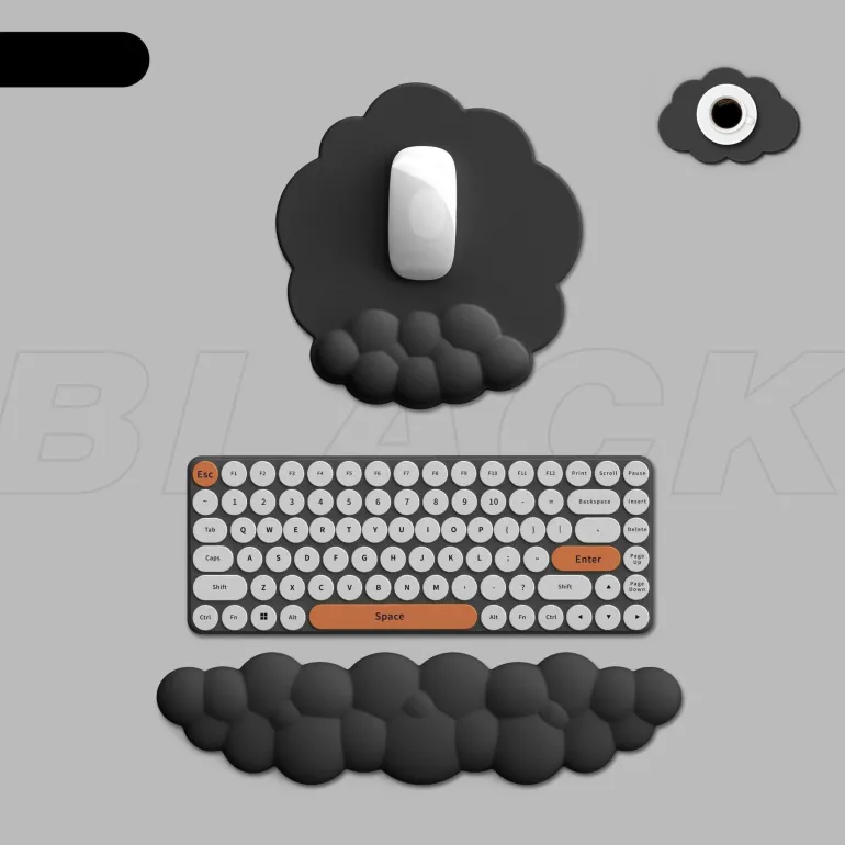 Puffy Cloud Pastel Wrist Rest