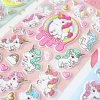 Puffy Unicorn Stickers