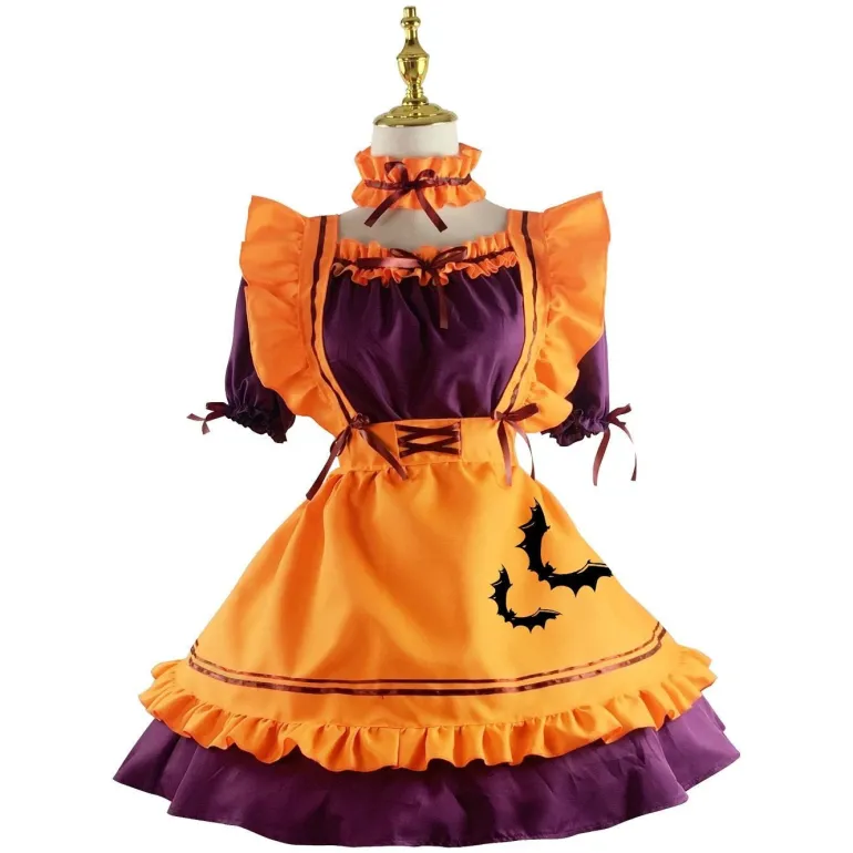 Pumpkin Queen Maid Cosplay Dress