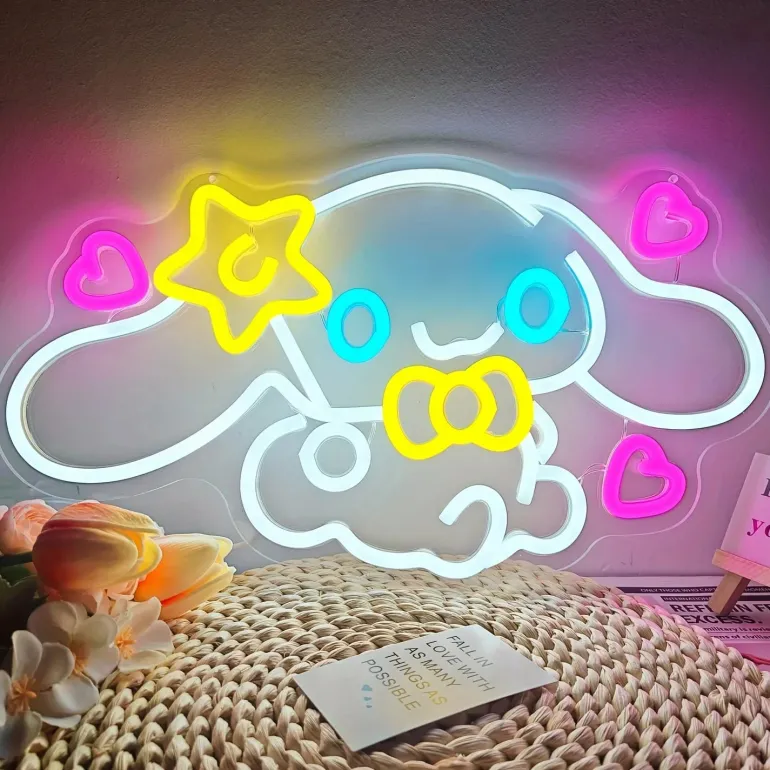 Puppy LED Light Up Sign