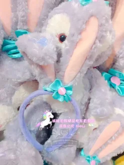 Purple Bunny Ear Headband