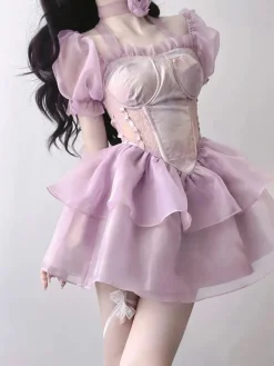 Purple Ethereal Fairy Dress