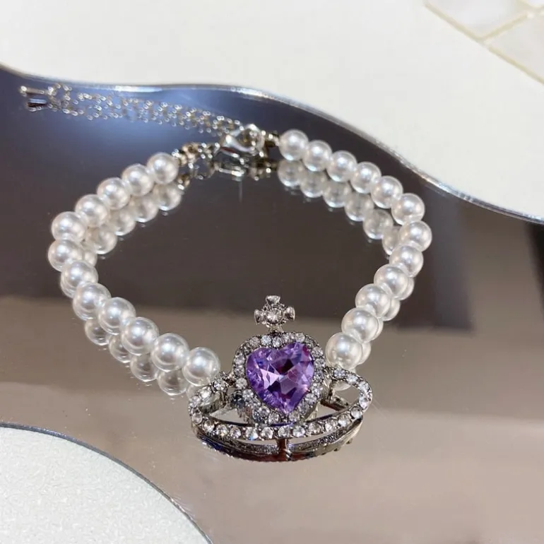 Purple Pearl Princess Jewelry Set